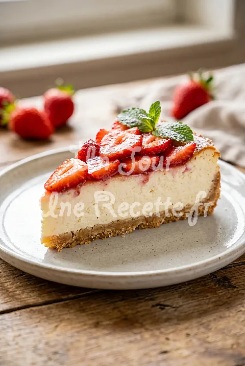 Photo de Cheesecake à la fraise