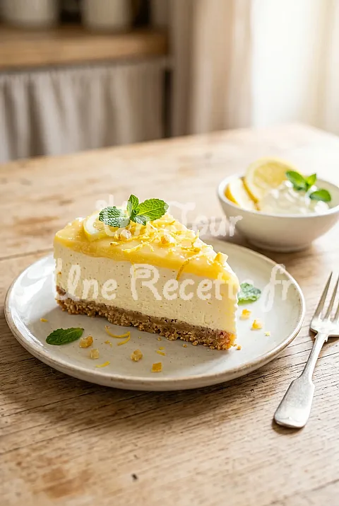 Photo de Cheesecake citron sans cuisson