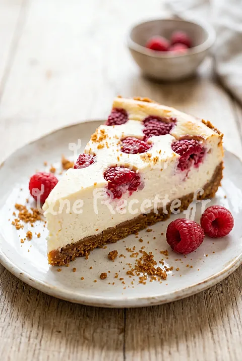 Photo de Cheesecake framboise spéculoos