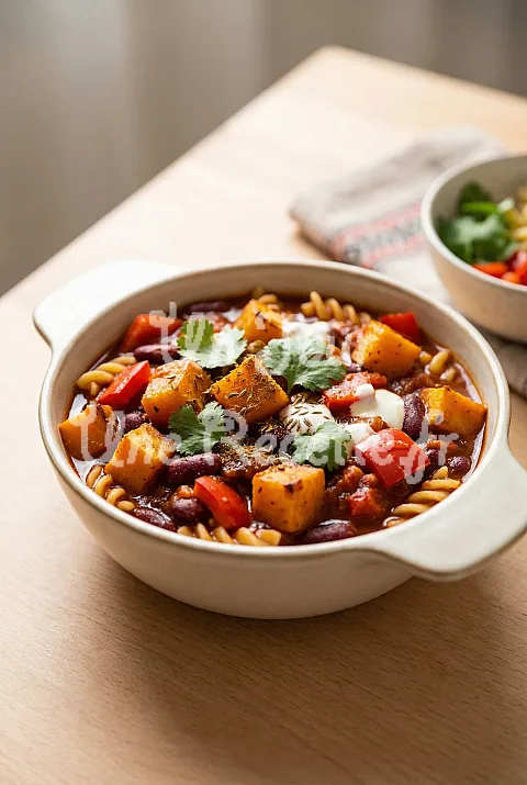 Photo de Chili végétarien à la citrouille