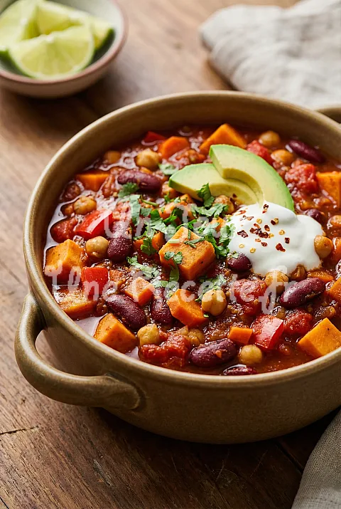 Photo de Chili végétarien à la patate douce