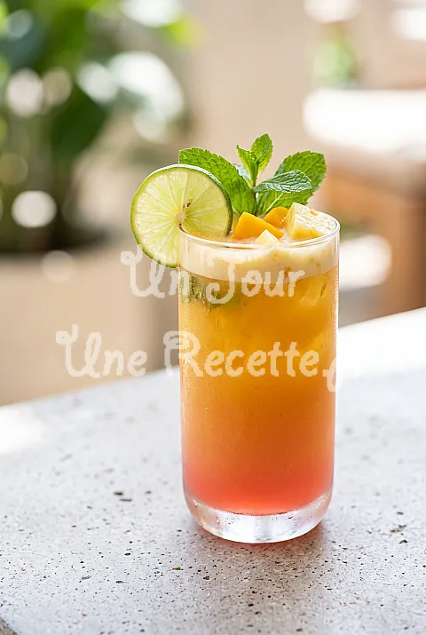 Photo de Cocktail tropical sans alcool