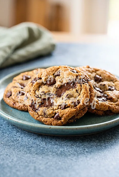 Photo de Cookies au chocolat à l'air fryer