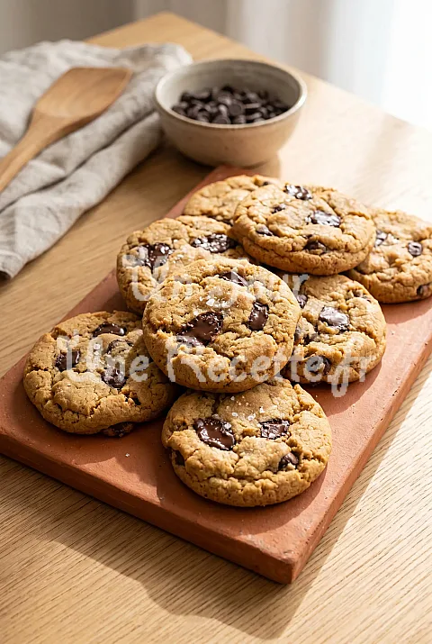 Photo de Cookies beurre de cacahuète et chocolat