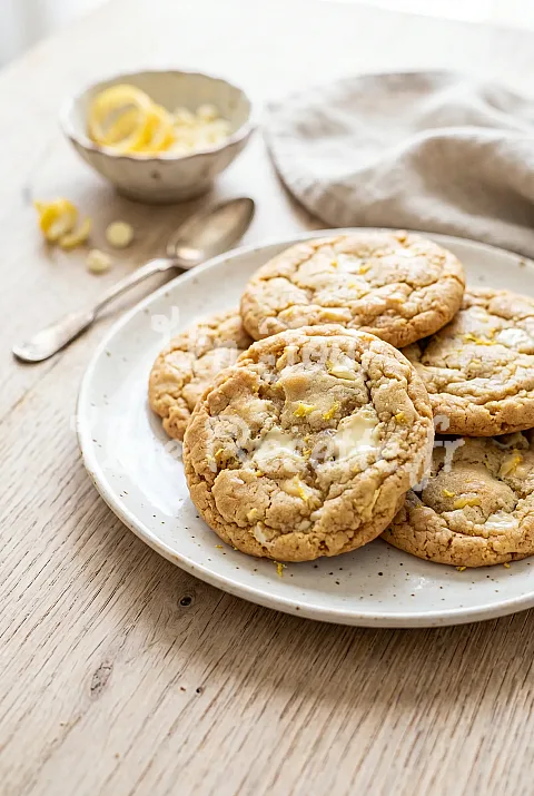 Photo de Cookies citron chocolat blanc