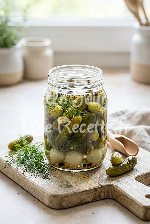Photo de Cornichons marinés à l'aneth