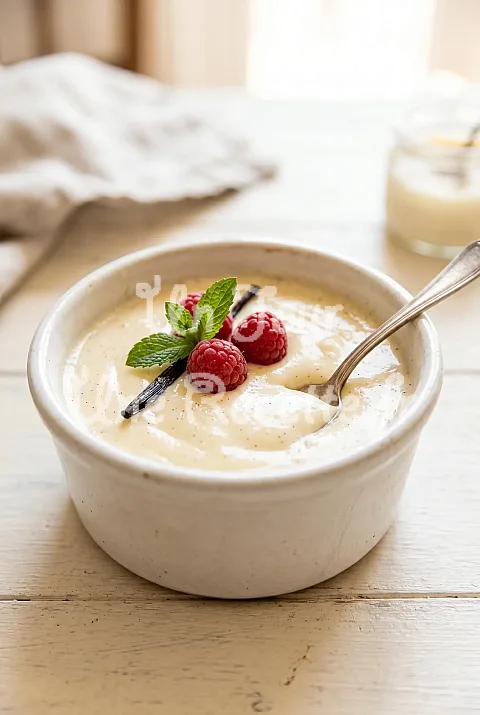 Photo de Crème à la vanille