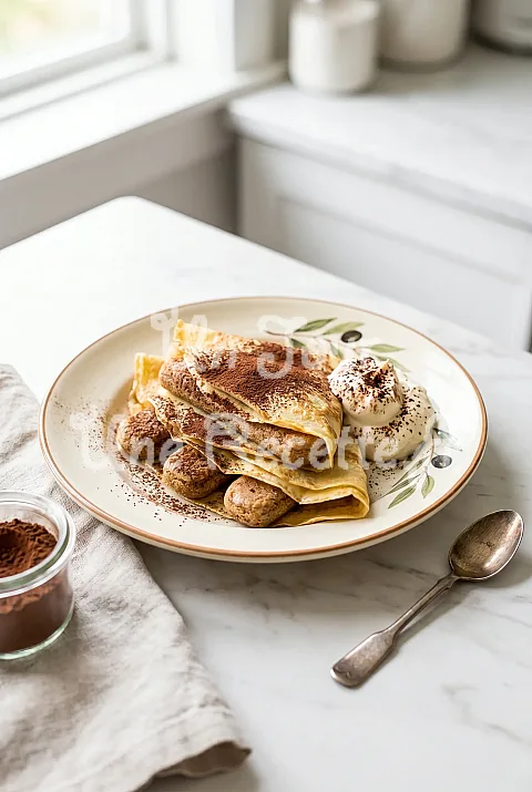 Photo de Crêpes façon tiramisu