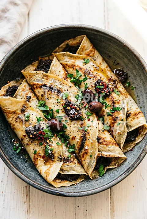 Photo de Crêpes salées à la tapenade