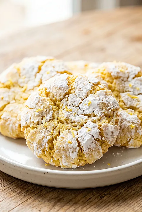 Photo de Crinkle Cookies Citron