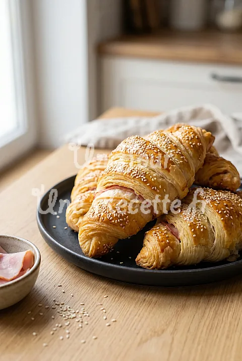 Photo de Croissants au jambon