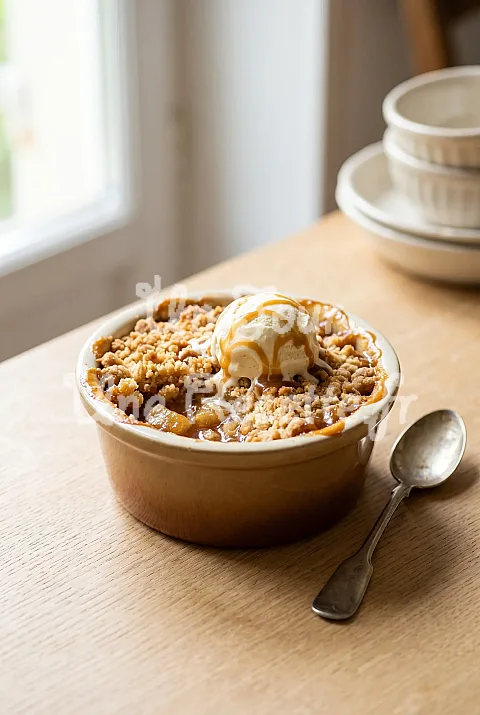 Photo de Crumble aux pommes