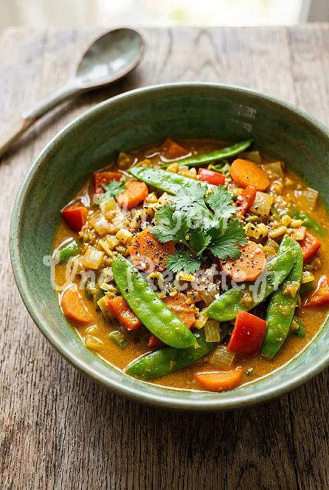 Photo de Curry de légumes à la citronnelle
