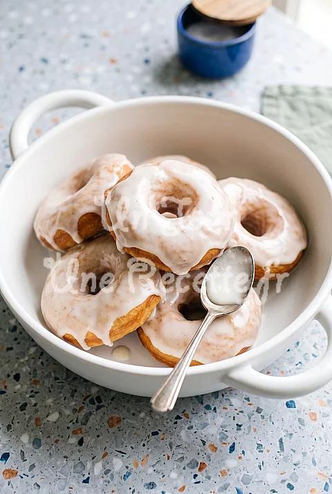 Photo de Donuts au glaçage vanille