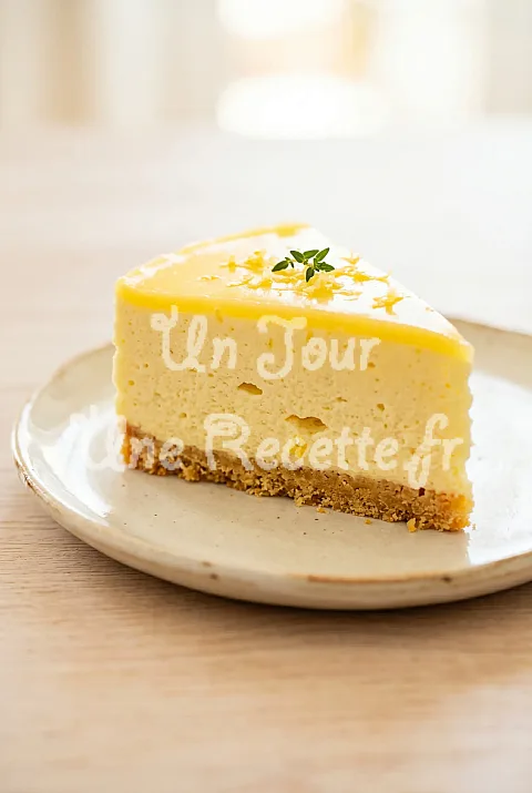 Photo de Entremets mousse citron
