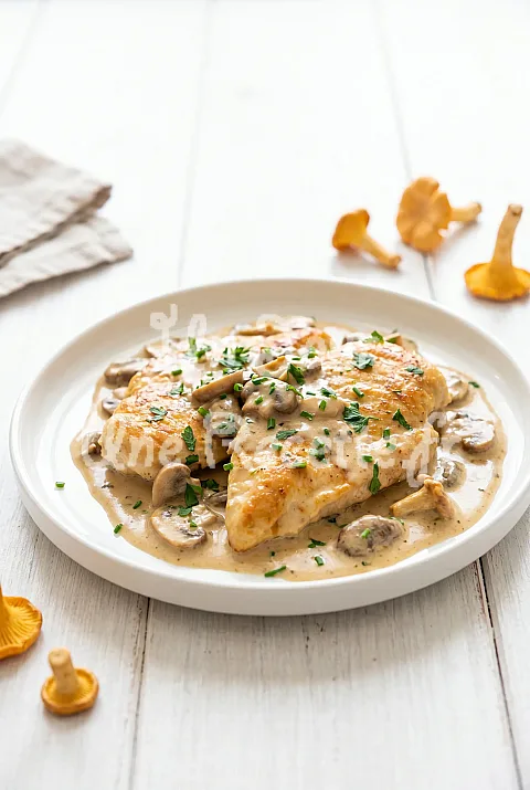 Photo de Escalopes de poulet à la crème