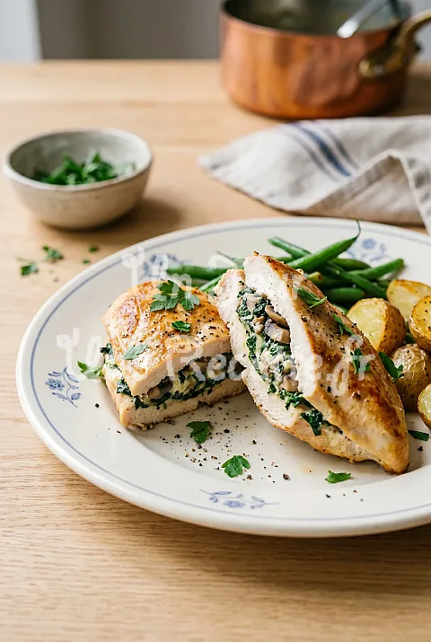 Photo de Escalopes de poulet farcies