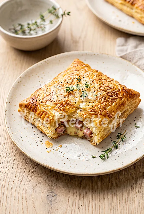 Photo de Feuilleté au jambon et à l'emmental