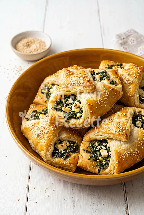 Photo de Feuilletés aux épinards et feta