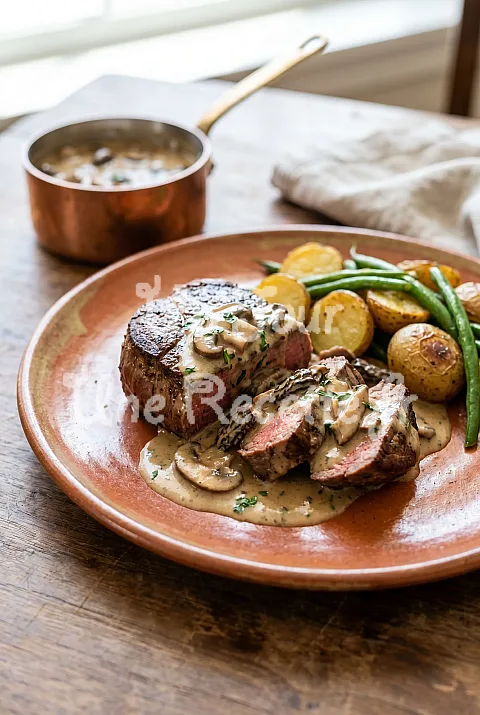Photo de Filet mignon aux champignons