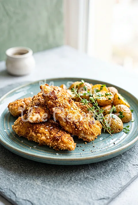 Photo de Filets de poulet panés à l'Air Fryer