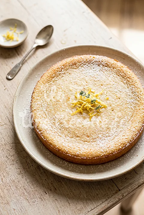 Photo de Fondant citron mascarpone