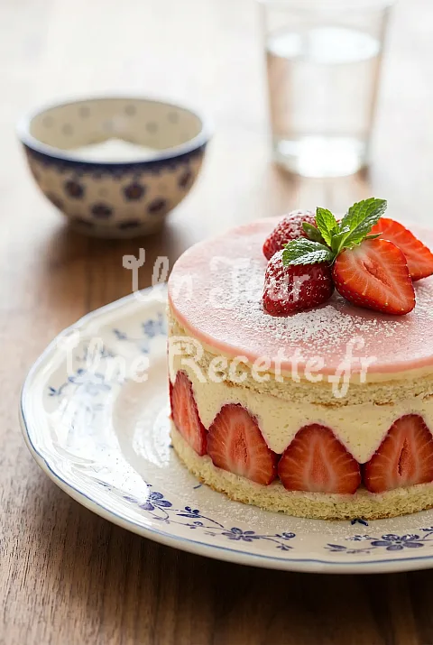 Photo de Fraisier facile et léger