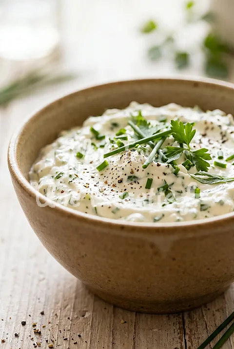 Photo de Fromage frais aux herbes
