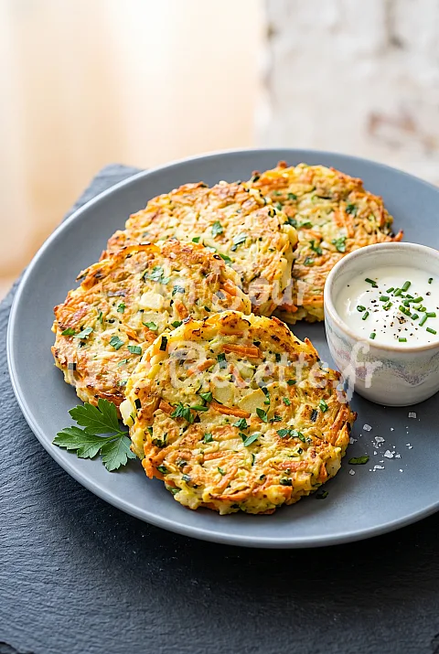 Photo de Galettes de légumes à l'airfryer