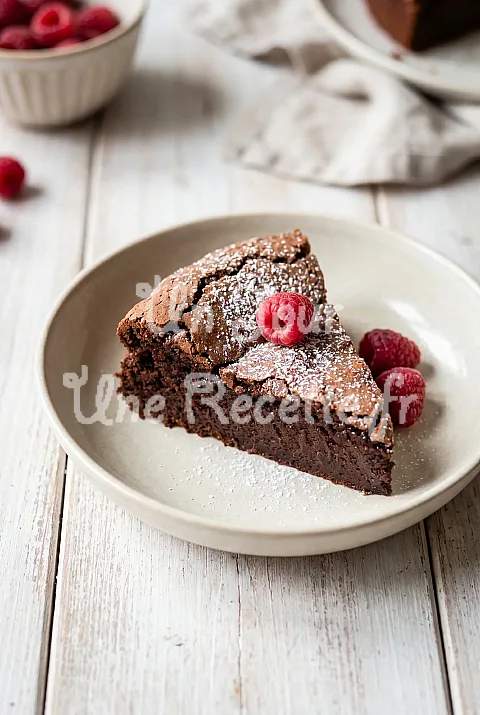 Photo de Gâteau au chocolat avec 2 oeufs