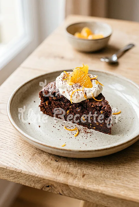 Photo de Gâteau au chocolat et à l'orange