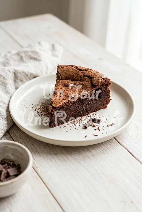 Photo de Gateau au chocolat fondant avec seulement 2 oeufs