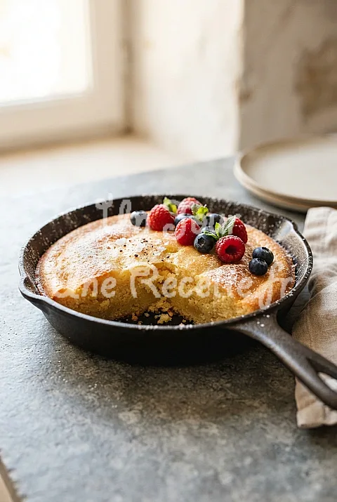 Photo de Gâteau au yaourt à la poêle