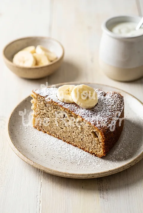 Photo de Gâteau au yaourt et aux bananes