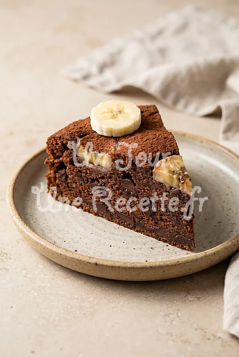 Photo de Gâteau banane chocolat