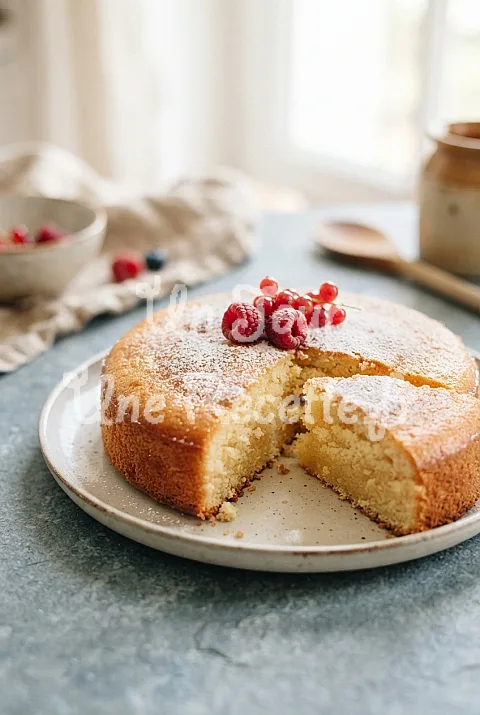 Photo de Gâteau moelleux au beurre salé