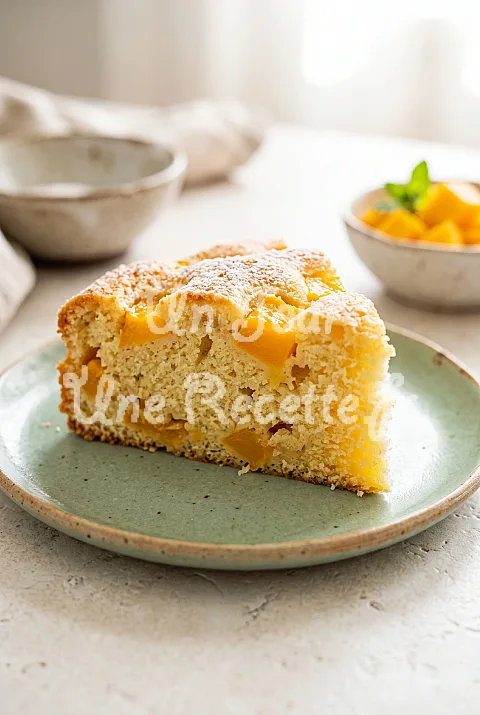Photo de Gâteau mousseux à la mangue