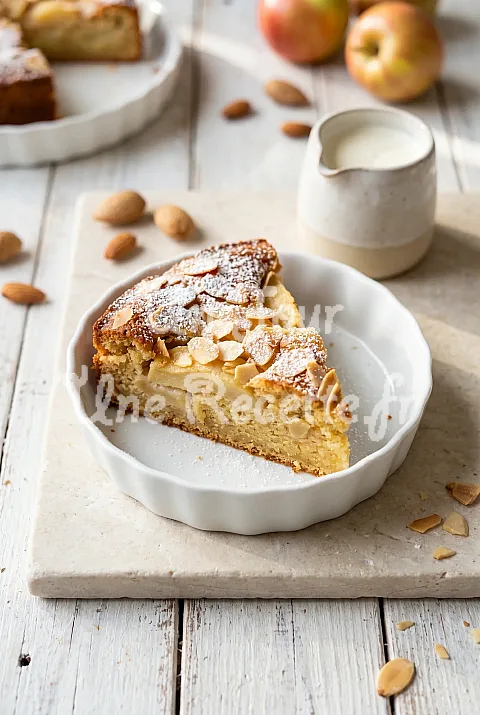 Photo de Gâteau pommes amandes