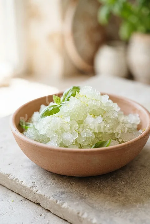 Photo de Granité au basilic