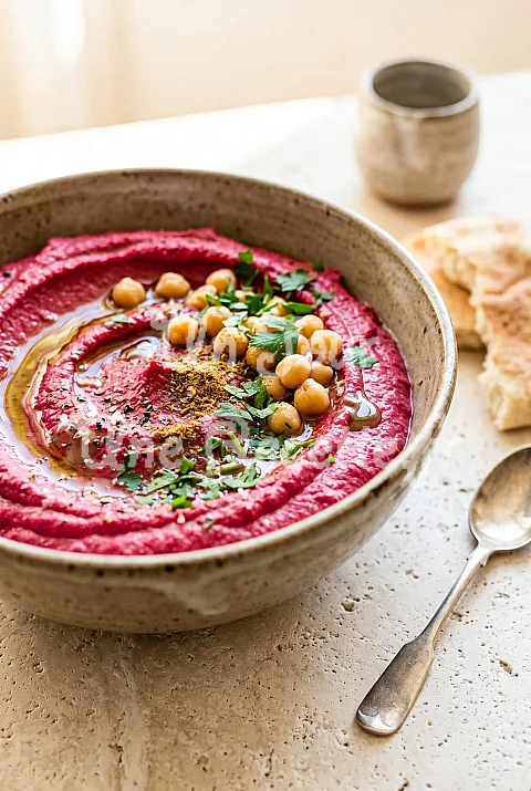 Photo de Houmous de betterave