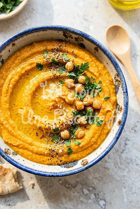 Photo de Houmous de carottes rôties