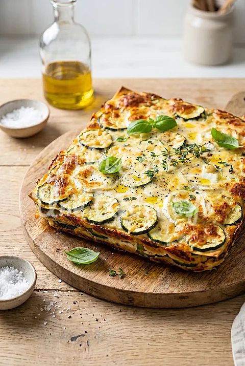 Photo de Lasagnes courgettes chèvre