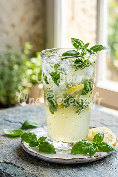 Photo de Limonade au basilic