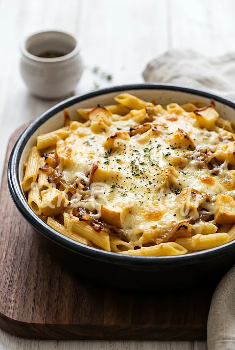 Photo de Macaroni au fromage & à la pomme