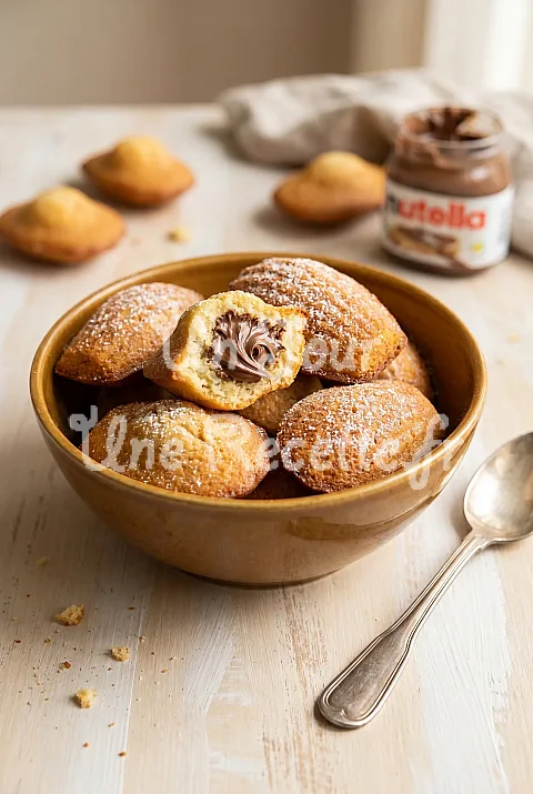 Photo de Madeleines au nutella