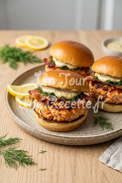 Photo de Mini burgers de saumon
