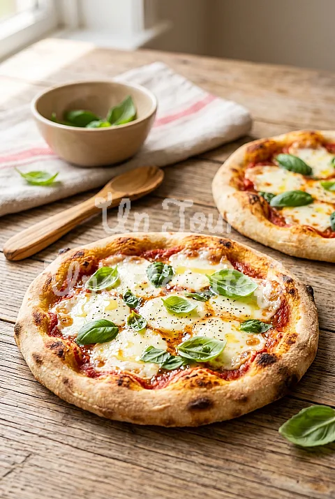 Photo de Mini pizzas à la margherita