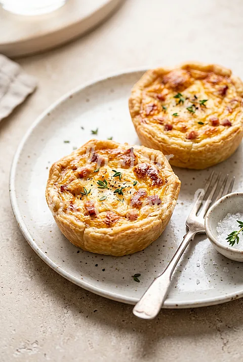 Photo de Mini quiches lorraine à l'airfryer