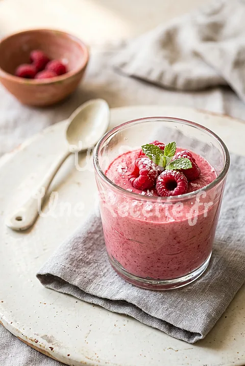 Photo de Mousse à la framboise