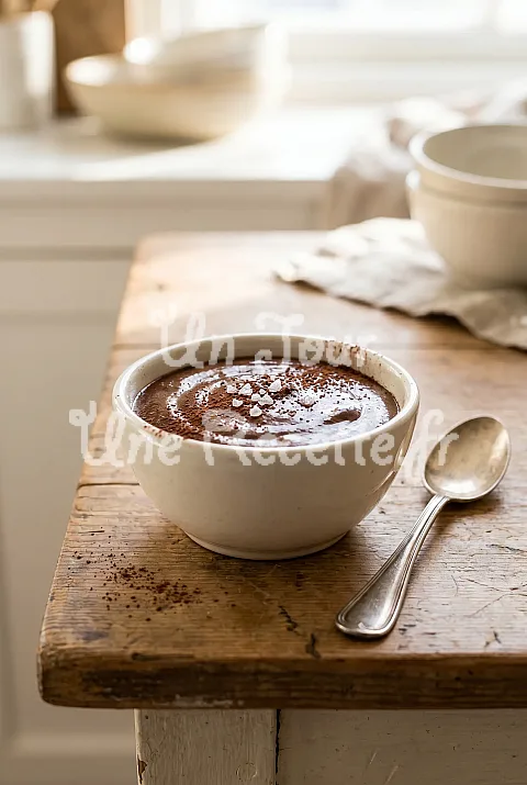 Photo de Mousse au chocolat sans œufs